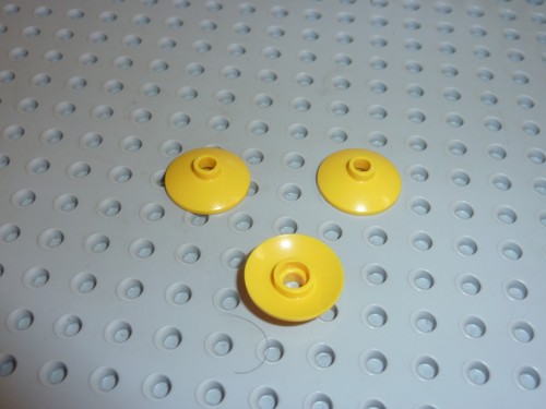 Lego yellow dish ref 4740 - dish,