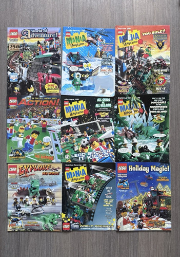 Lotto riviste lego mania - riviste,